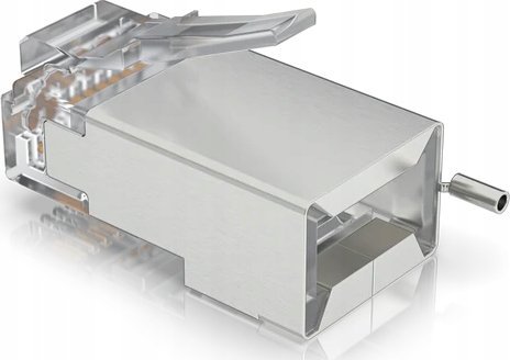 Komplet konektorë RJ45 Ubiquiti UISP-Connector-SHD, të blinduar, 100 copë