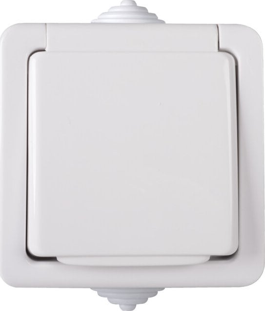 Prizë hermetike Kanlux TEKNO Single 33496, 16A 250V, IP54, e bardhë