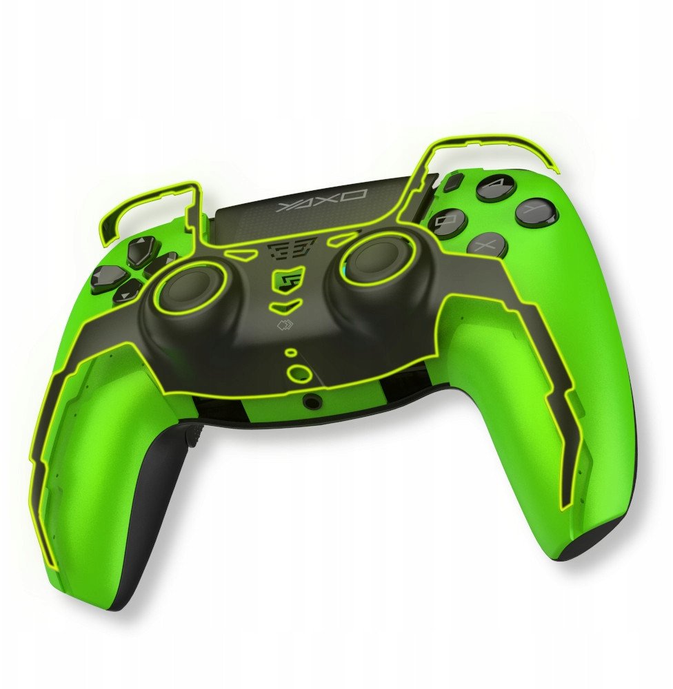 Gamepad wireless YAXO Hornet Fury Elite Matrix, Bluetooth, 1200mAh, jeshile