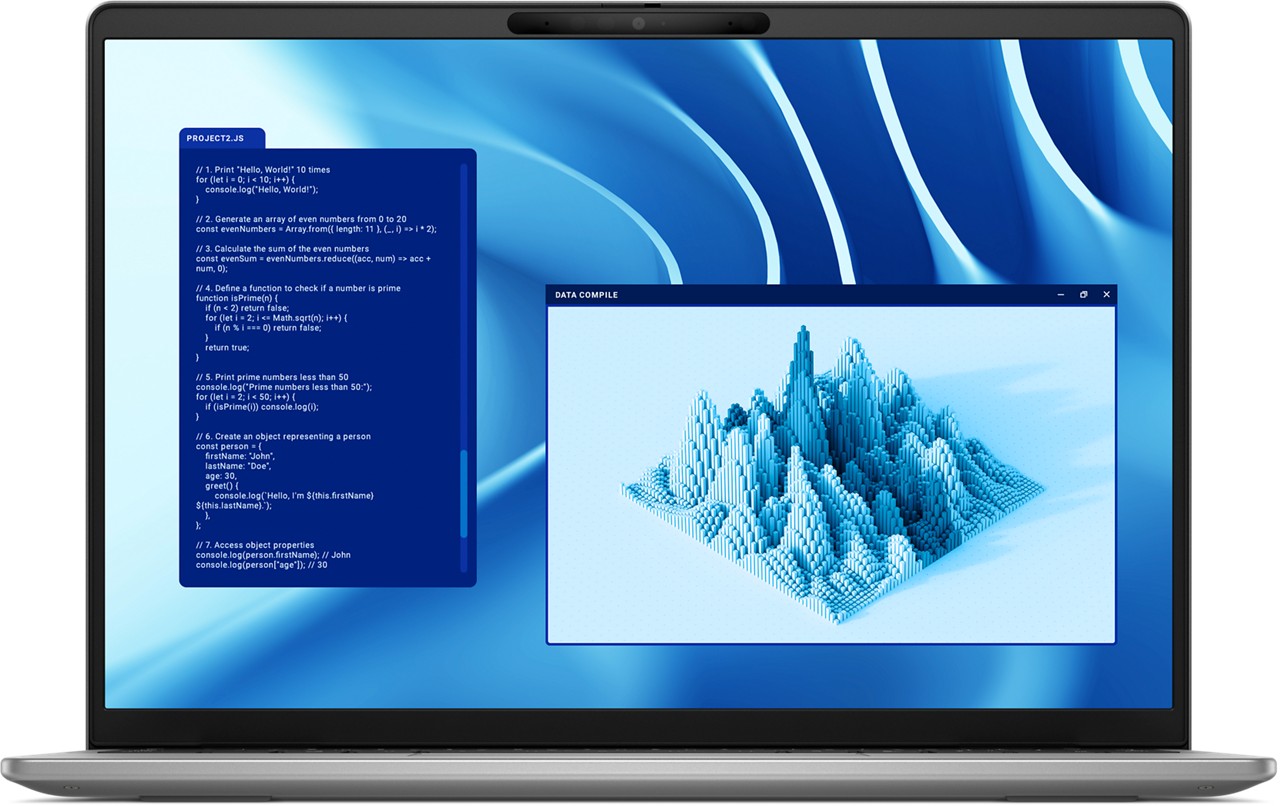 Laptop Dell Latitude 7455, 14", QHD+,Snapdragon XPlus10C, 16GB RAM, 512GB SSD, , i hirtë