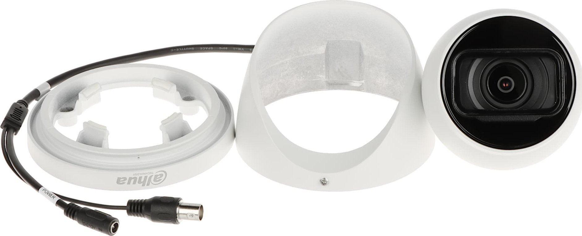 Kамера за безбедност Dahua HAC-HDW1801T-Z-A-27135-S2, 4K Starlight, моторизирана вариофокална леќа, бела