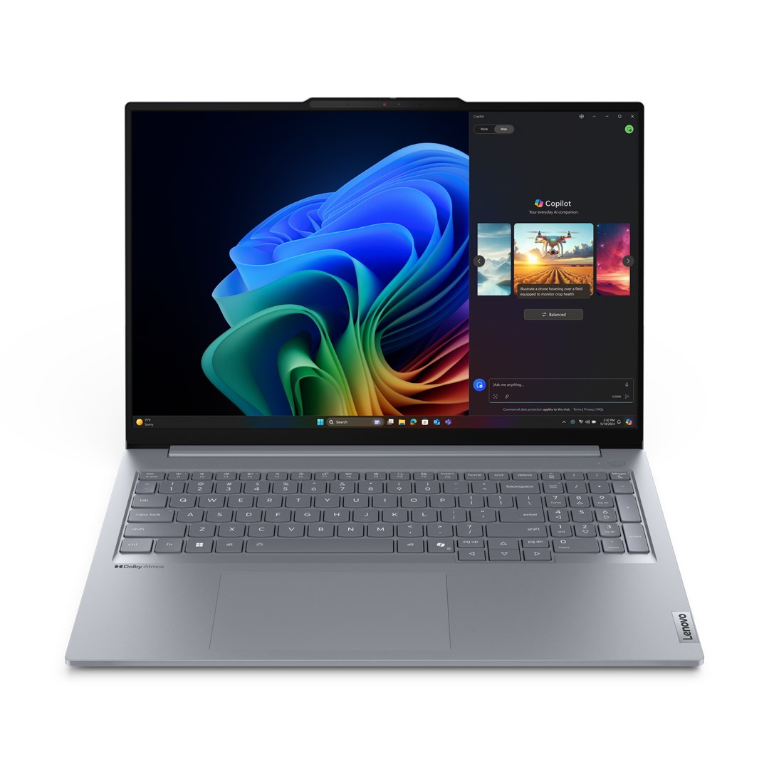Laptop Lenovo ThinkBook 16 G7, 16", Qualcomm Snapdragon X Plus X1P-42-100, 32GB RAM, 512GB SSD, i hirtë