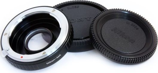 Adapter objektivi Pixco Sony Alpha Minolta, Nikon AF Ai AiS, metalik i zi