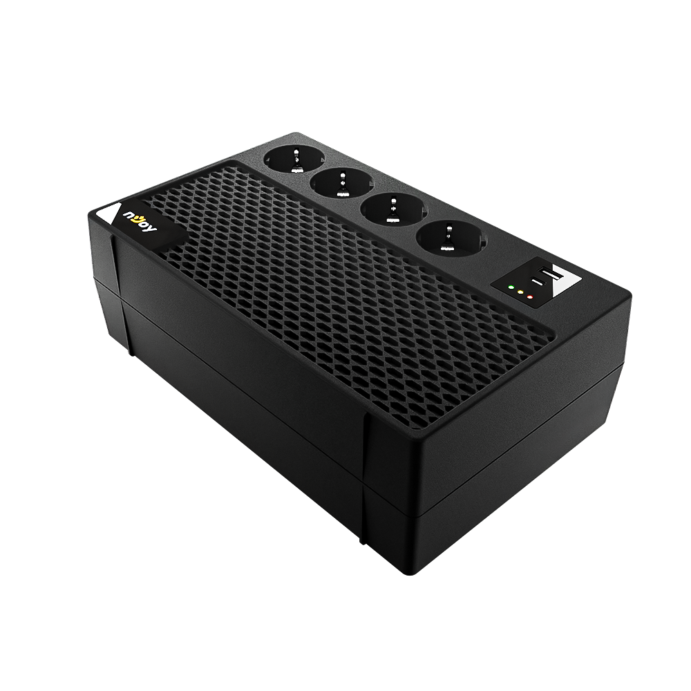 UPS nJoy Renton 650 Plus, 650VA 360W, Fast Charge 33W, i zi