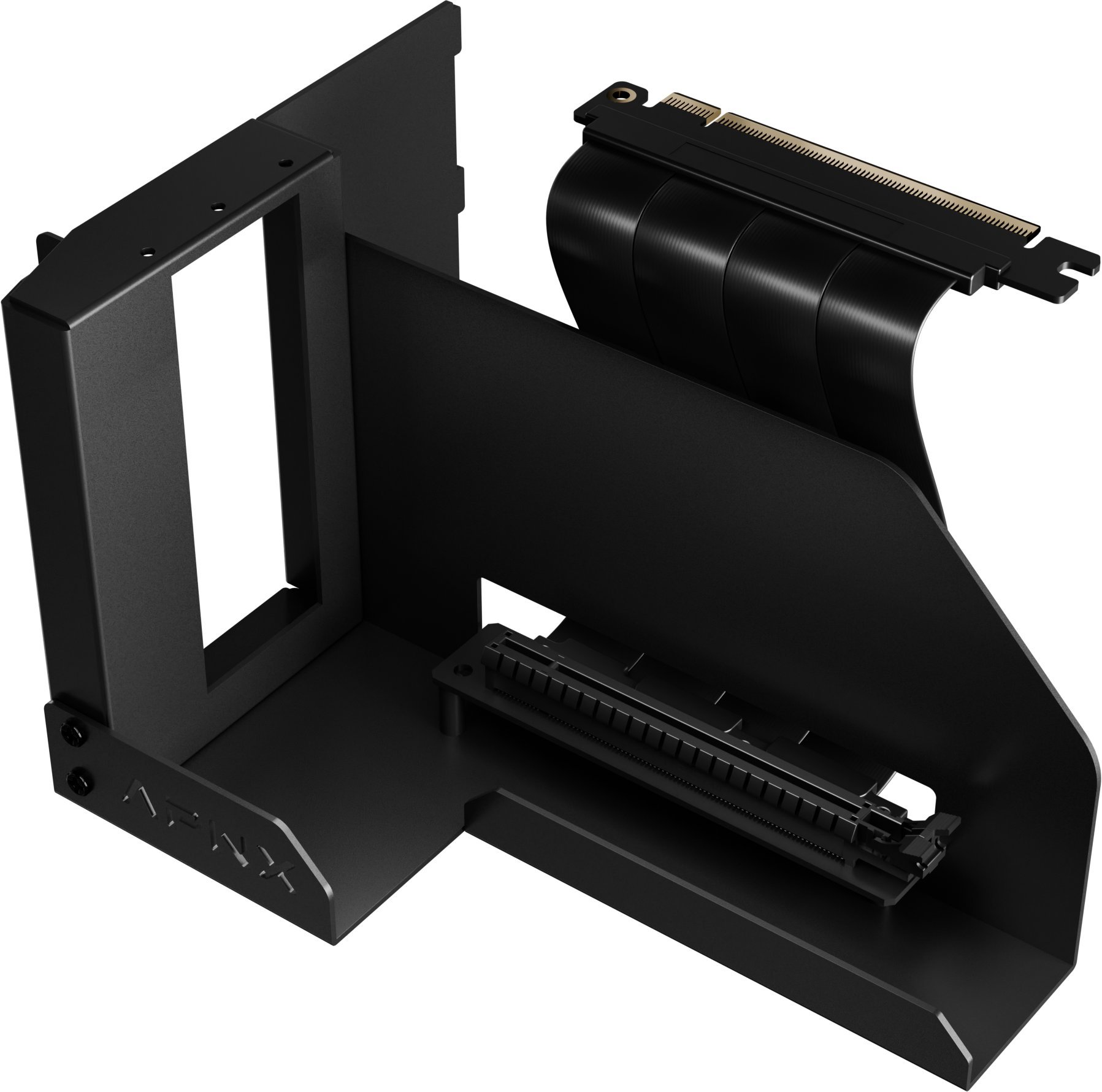 Mbajtëse vertikale GPU APNX Vertical GPU Holder Kit 2, çelik, kabllo PCIe 5.0 145mm, e zezë