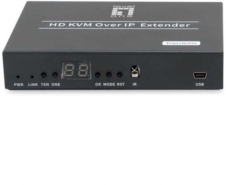 Transmetues HDMI LevelOne HVE-6701T, Video Wall mbi IP, PoE, i zi