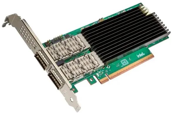 Kartë rrjeti Intel Ethernet E830 CQDA2, PCI Express 5.0, 200 Gbps, e zezë