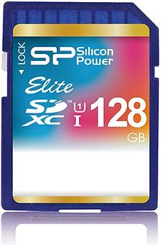 Kartë SD Silicon Power SP128GBSDXAU1V10, 128GB, UHS‑I Class 10, blu