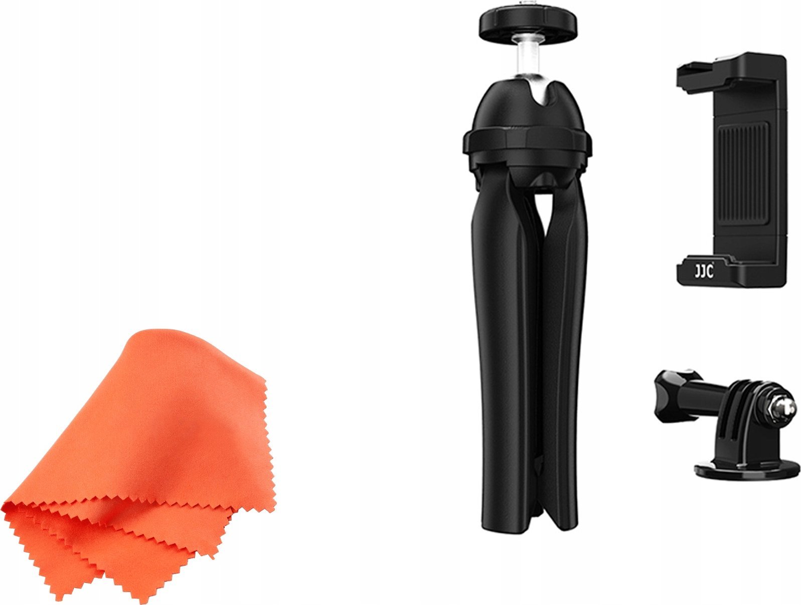 Mini tripod JJC TP-MT1K, komplet me 3 aksesorë, i zi