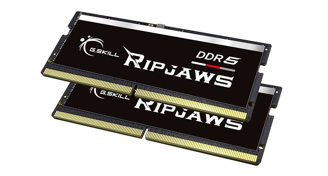Memorie RAM G.Skill Ripjaws, SODIMM, DDR5, 64GB, 4800 MHz, CL38, e zezë