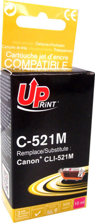 Boja printeri UPrint C-521M CLI-521M, magenta, kompatibile me Canon PIXMA