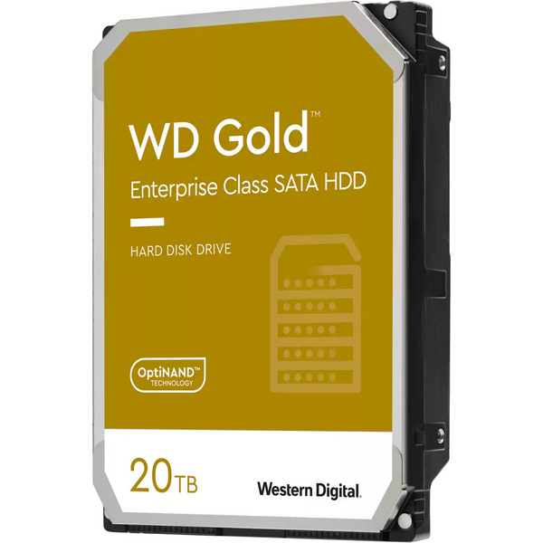 Тврд диск Western Digital Gold WD201KRYZ, 20TB, 7200 RPM, 512MB Cache, 3.5"