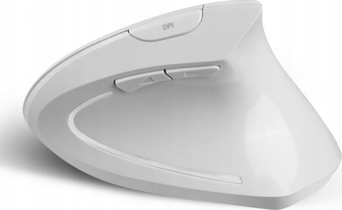 Maus ergonomik Perixx PERIMICE 813W, vertikal, wireless Bluetooth, i bardhë