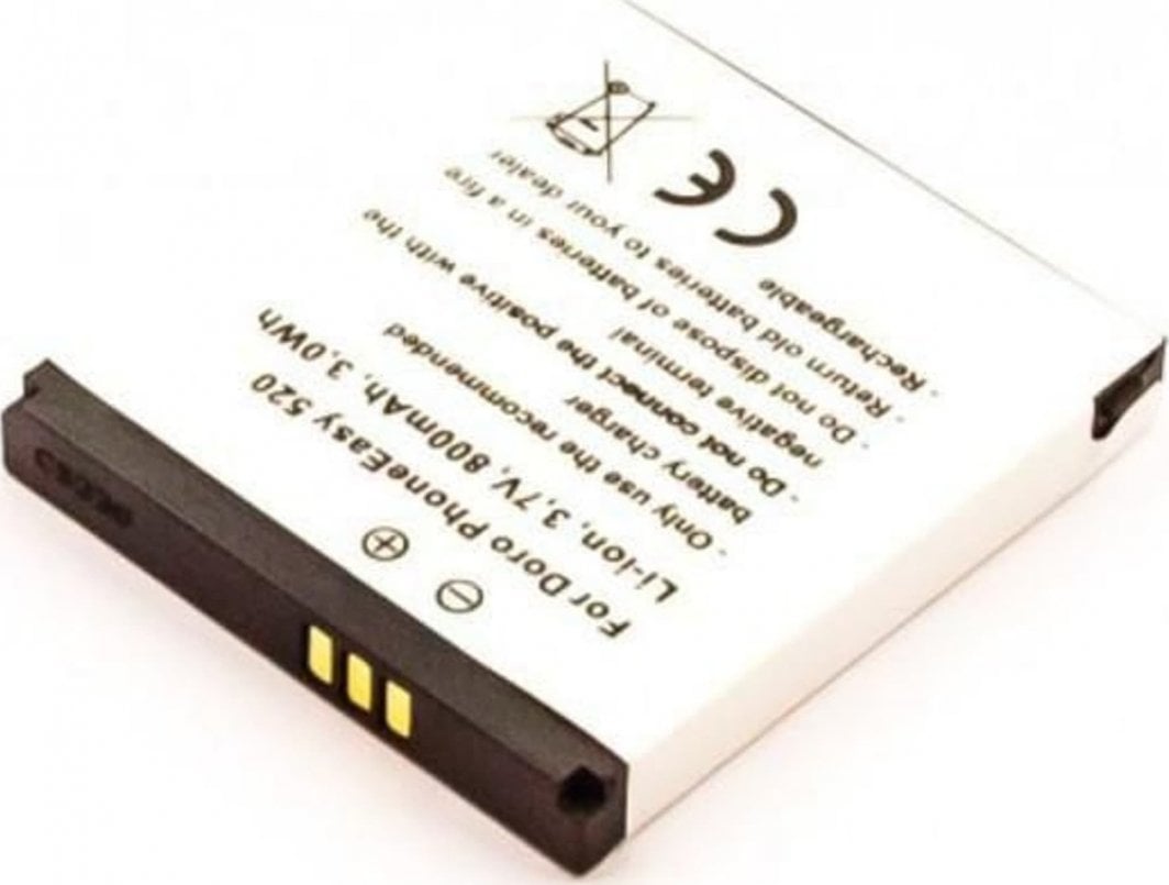 Bateri telefoni CoreParts MOBX-BAT-DPE622SL, 800mAh, Li-ion 3.7V, e zezë