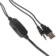 Altoparlantë kompjuteri Audiocore AC865B, USB, 3.5mm, të zinj