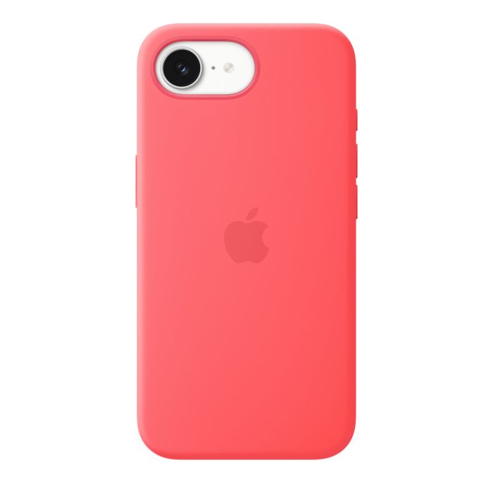 Apple iPhone 17e Silicone Case with MagSafe, Bright Guava