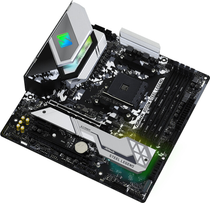Pllakë amë ASRock B550M Steel Legend - AMD B550