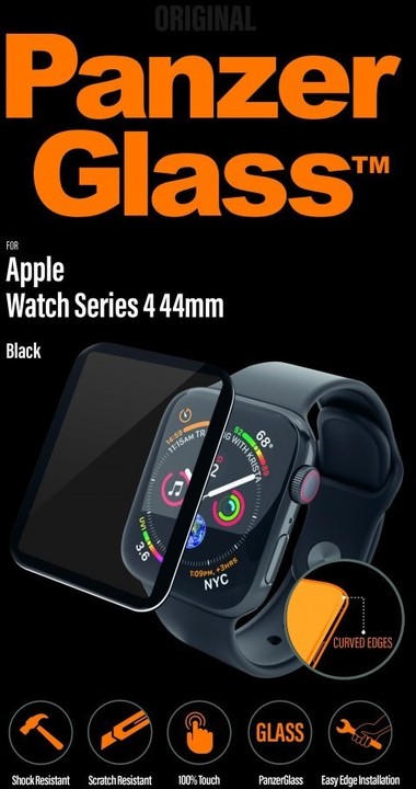 Xham mbrojtës PanzerGlass Edge-to-Edge për Apple Watch 4 44 mm