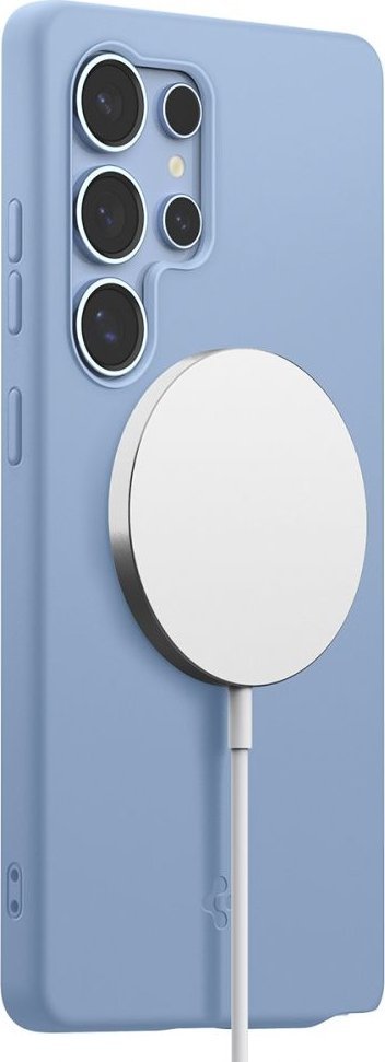 Mbulesë telefoni Spigen Silicone Fit MagSafe Samsung Galaxy S25 Ultra, silikoni, Sapphire Blue