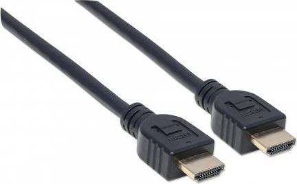 Kabllo Manhattan HDMI - HDMI, 2m, e zezë