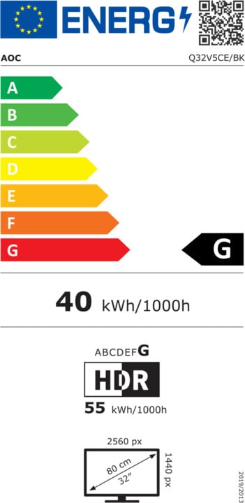 Monitor AOC Q32V5CE - LED, 31.5", QHD, i zi