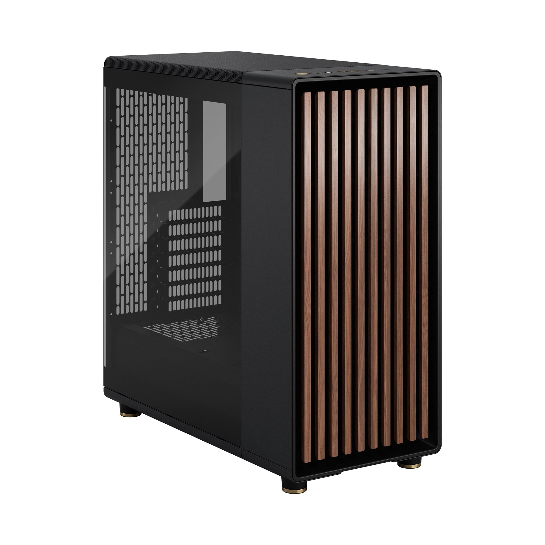 Kasë për PC Fractal Design North Charcoal, e kaftë/e zezë
