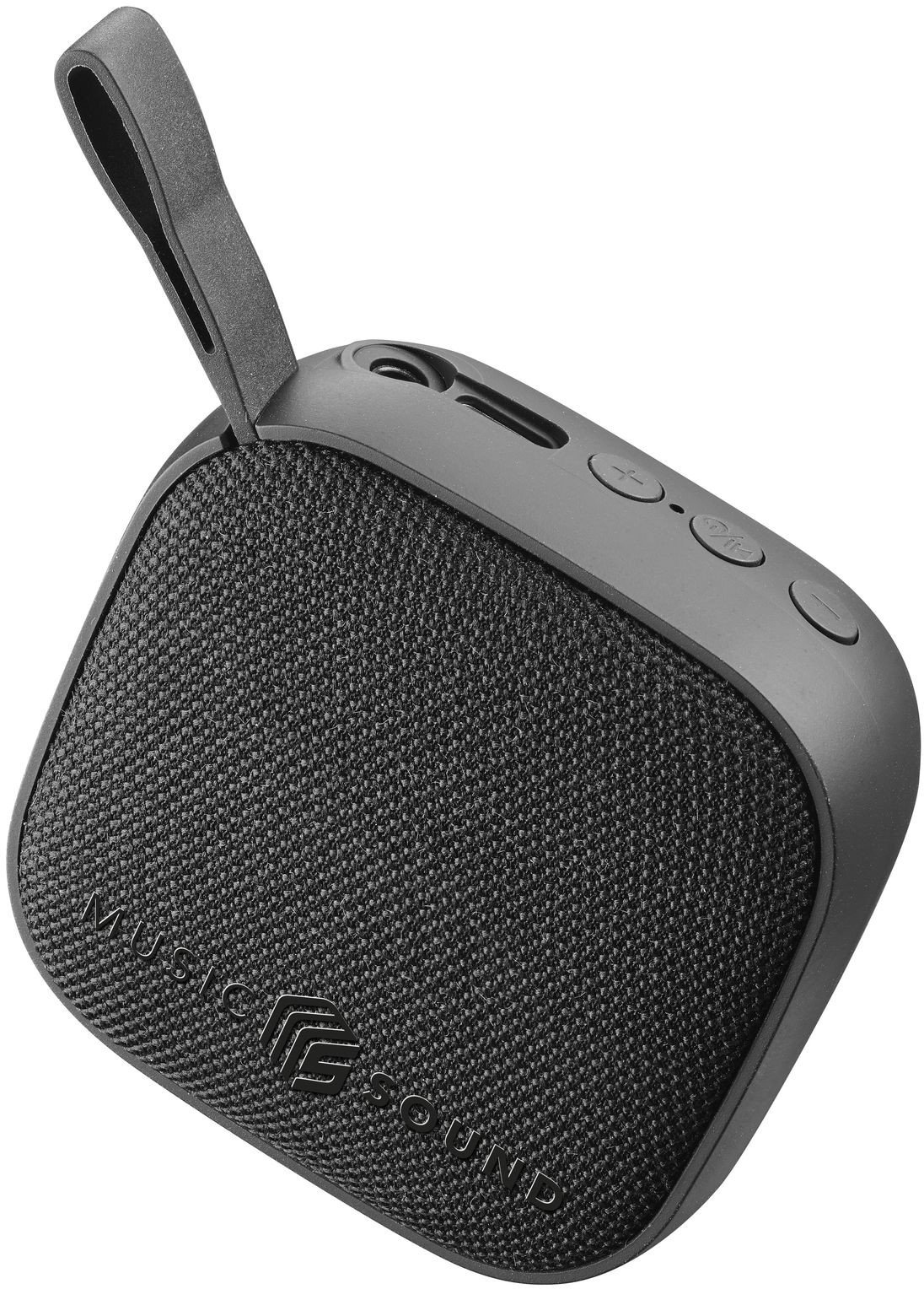 Altoparlant Bluetooth Cellularline Music and Sound Mini, pa tela, portabël, i zi