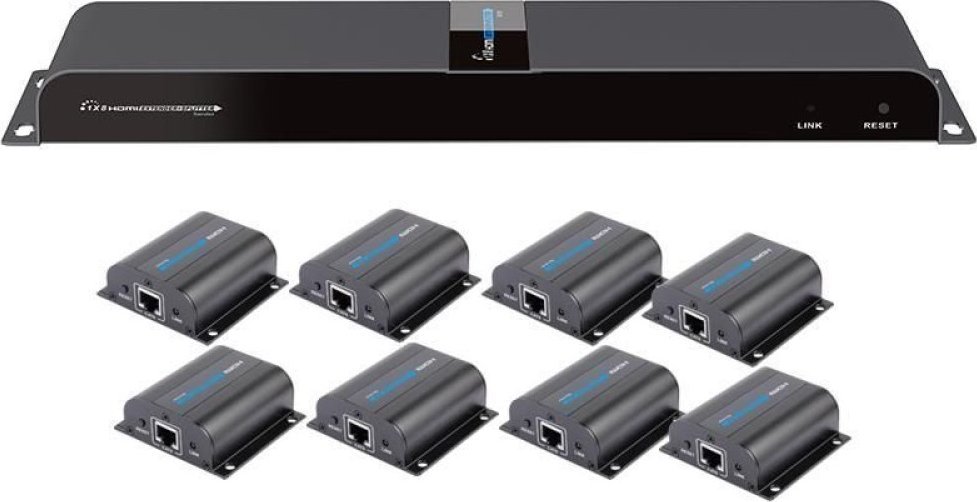 Sistem transmetimi AV Techly HDMI Extender Splitter, Full HD 1080p, 50m, i zi