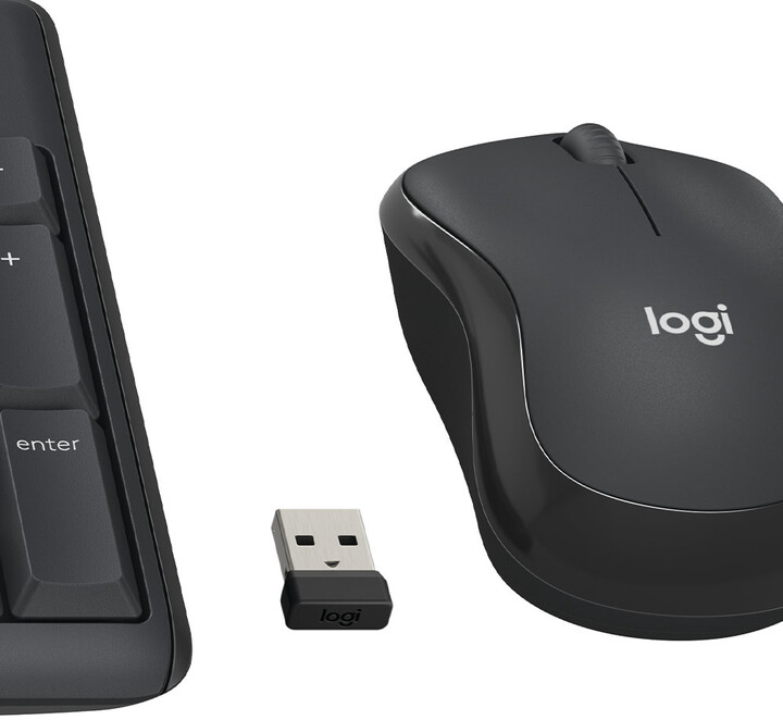 [OUTLET] Set (tastierë + maus) Logitech MK295 Silent, i zi