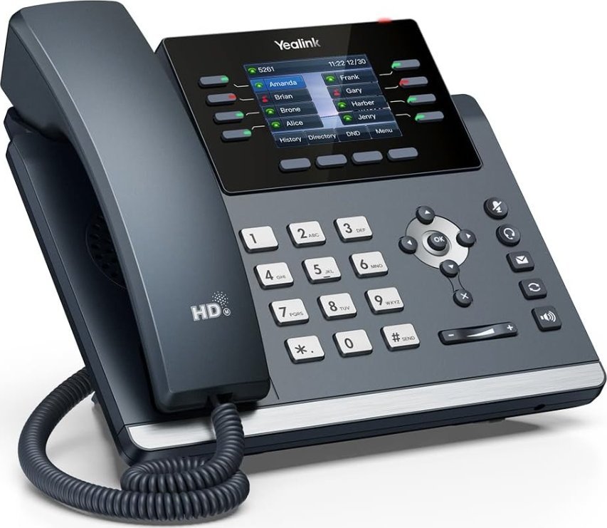 Telefon IP Yealink SIP T73W, profesional, me valë, i zi