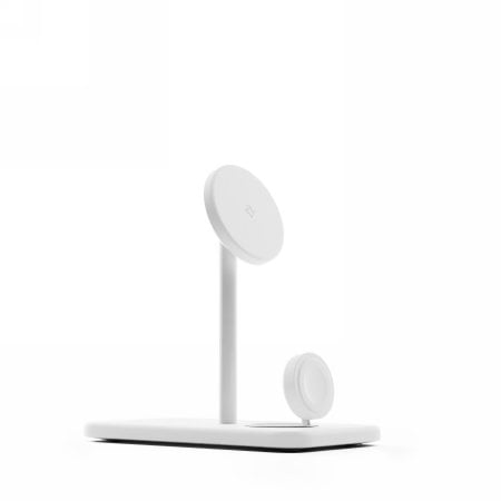 Karikues 3 në 1 Twelve South HiRise 3 Deluxe, MagSafe Qi2, wireless, i bardhë