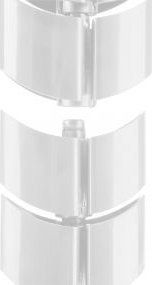 Organizues kabllosh InLine cable duct, fleksibël vertikal, 0.8m, i bardhë