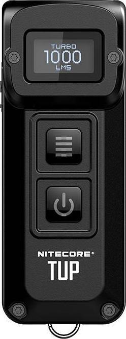 Elektrik dore Nitecore TUP, 1000 lm, rikarikues me USB, i zi
