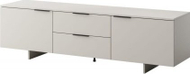 Komodë TV Alma 2D2S, 180cm, MDF dhe chipboard, gri kashmir