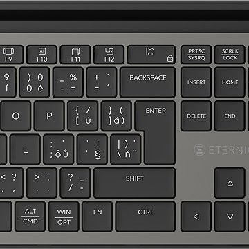 Set tastierë dhe mi pa tel Eternico KS4270, wireless, USB, i zi