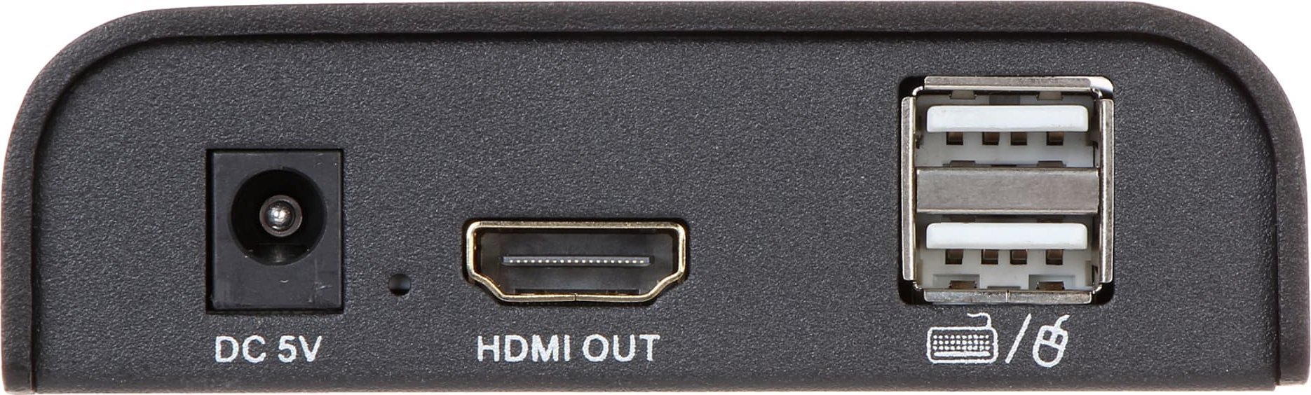 Marrës sinjali HDMI USB Lanberg HDMI USB EX 100 RX, përforcues sinjali, deri 100m, i zi