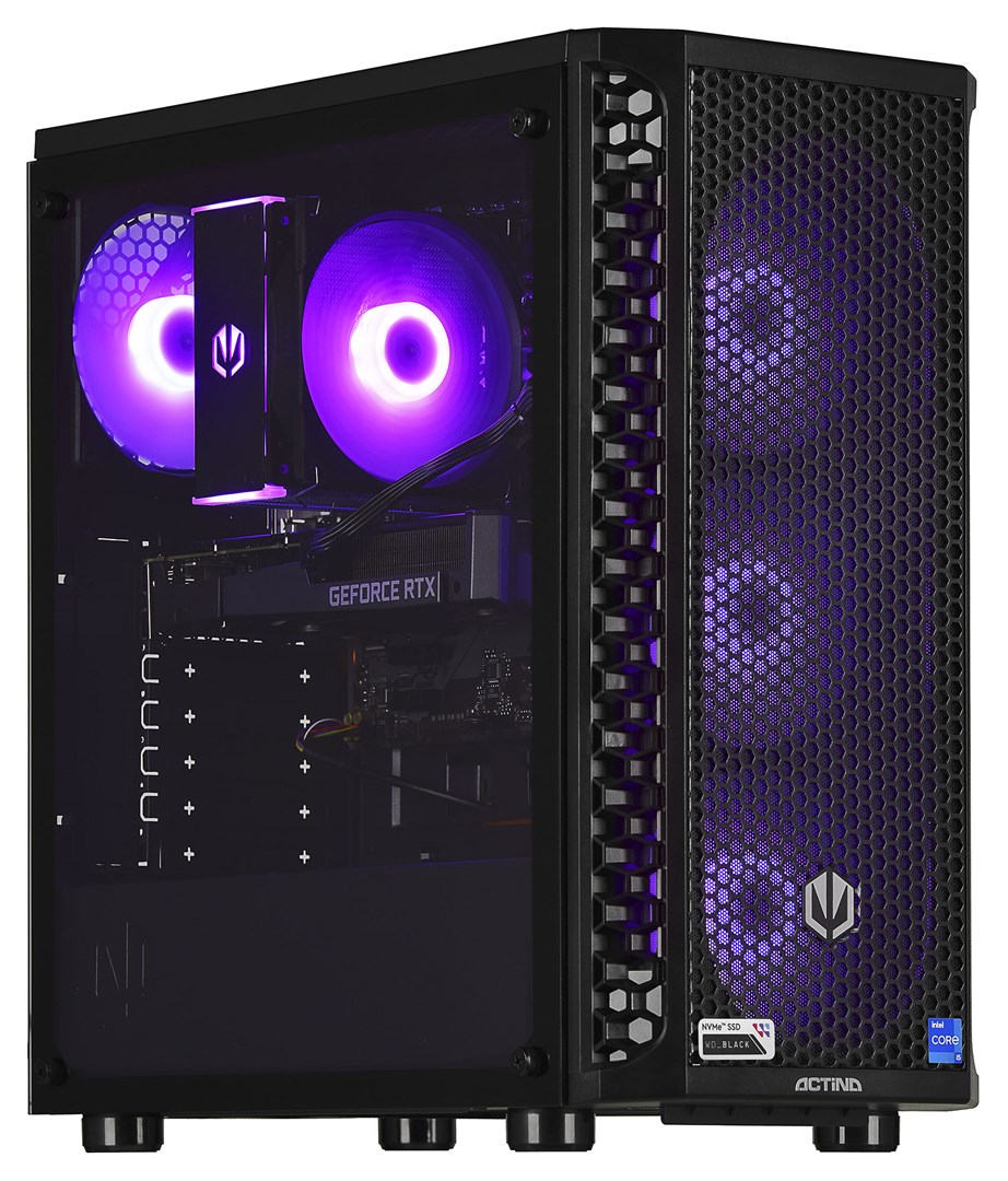 Kompjuter Actina, Intel Core i5-12400F, 16GB RAM, 1TB SSD, NVIDIA GeForce RTX 4060, i zi