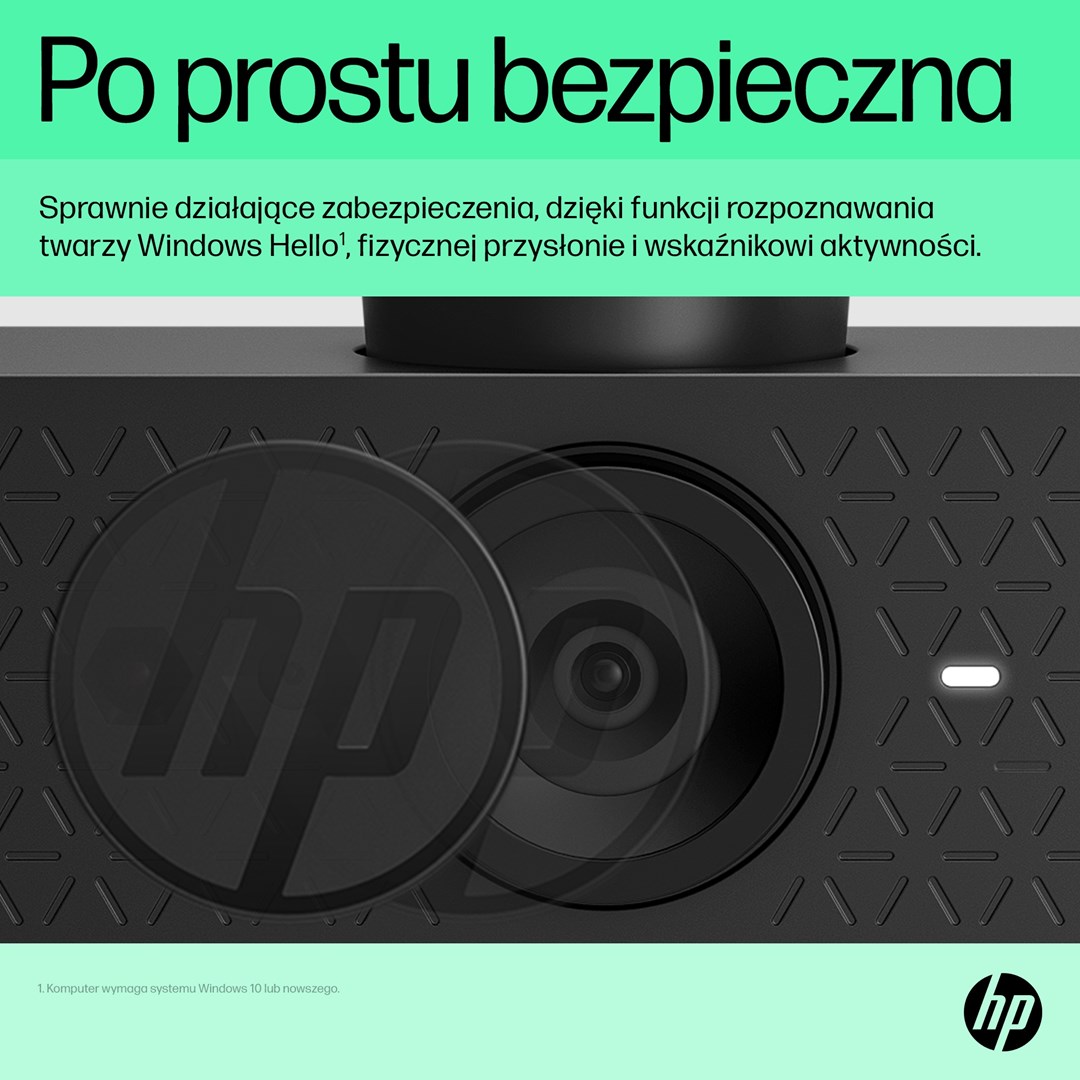 Kamerë web HP 620, 1080p, USB, e zezë