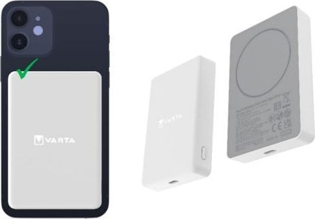 Powerbank Varta MAG PRO Wireless, 5000mAh, USB C, i zi