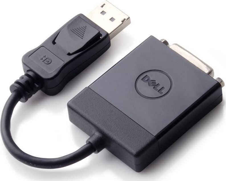 Përshtatës Dell DisplayPort to DVI AV, i zi