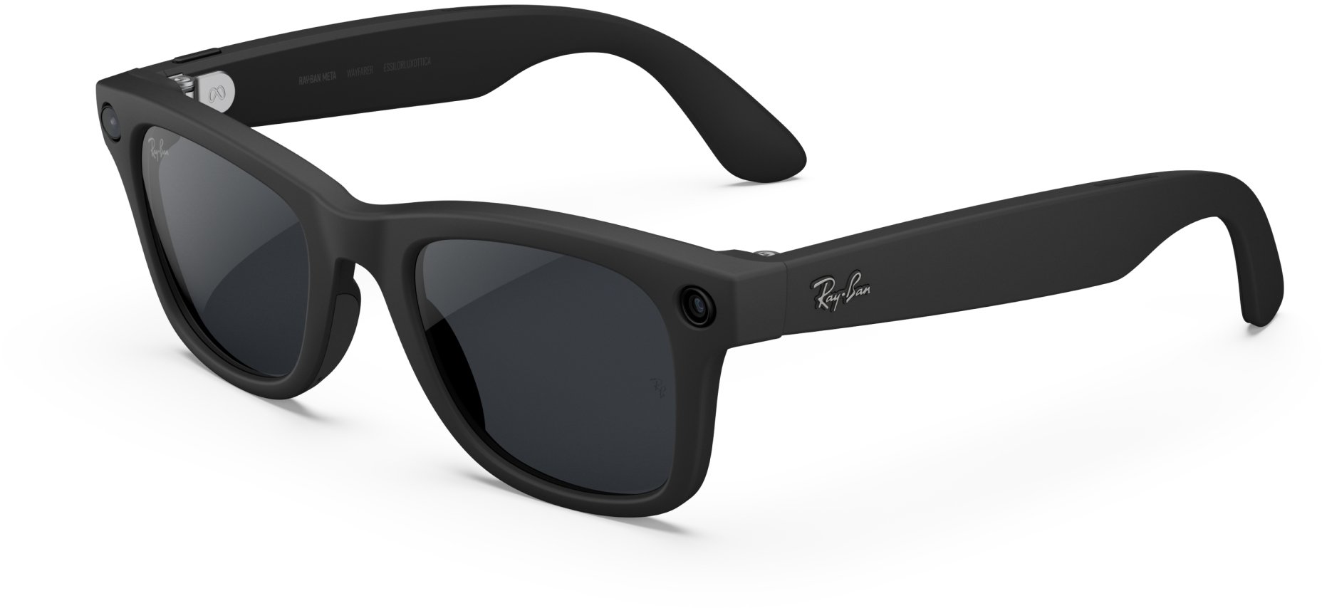 Syze inteligjente Ray-Ban Meta Wayfarer Gen 2, lente Transitions Clear to Grey, matte black