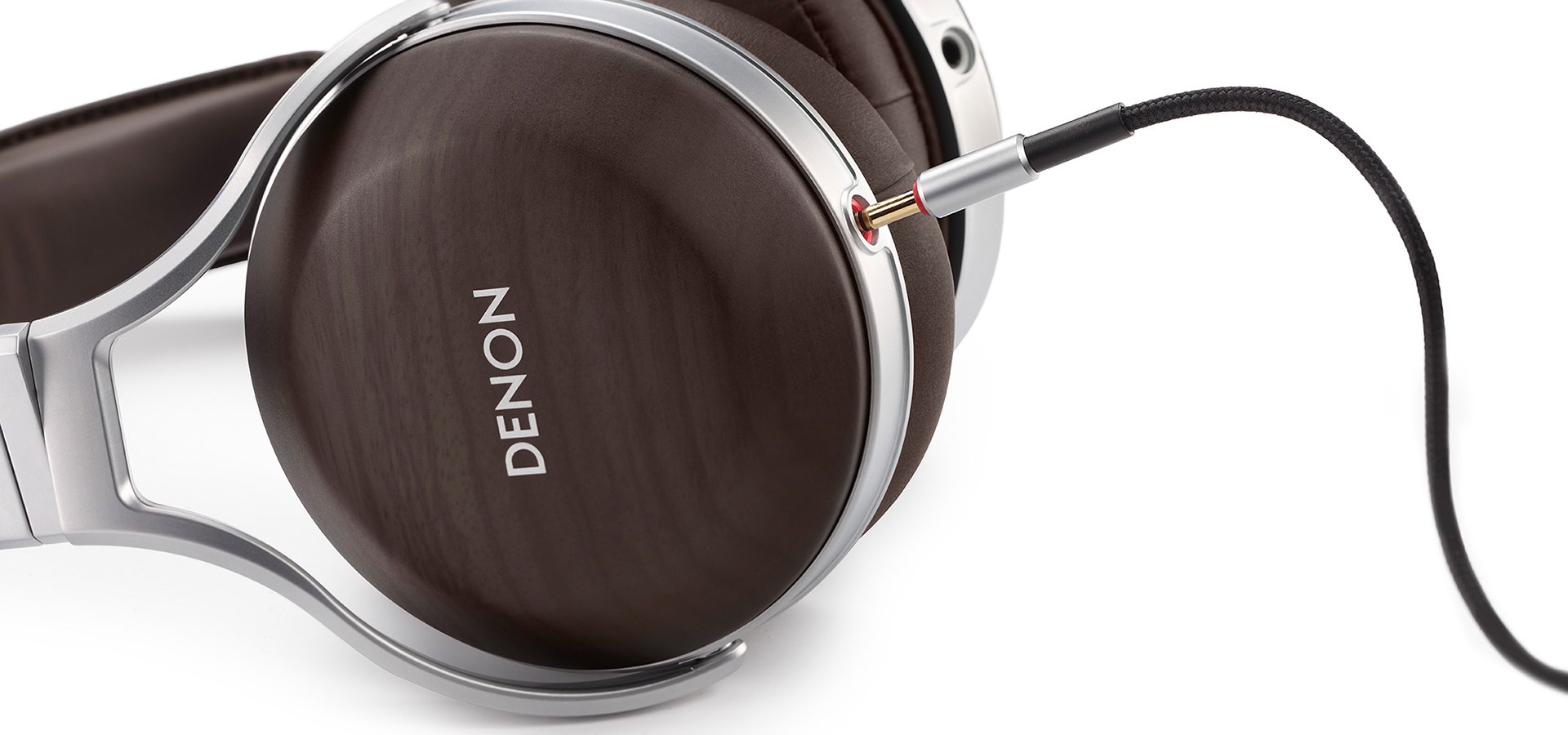 Kufje Denon AH-D5200 Over-Ear Hi-Fi, të argjendta/të kafta