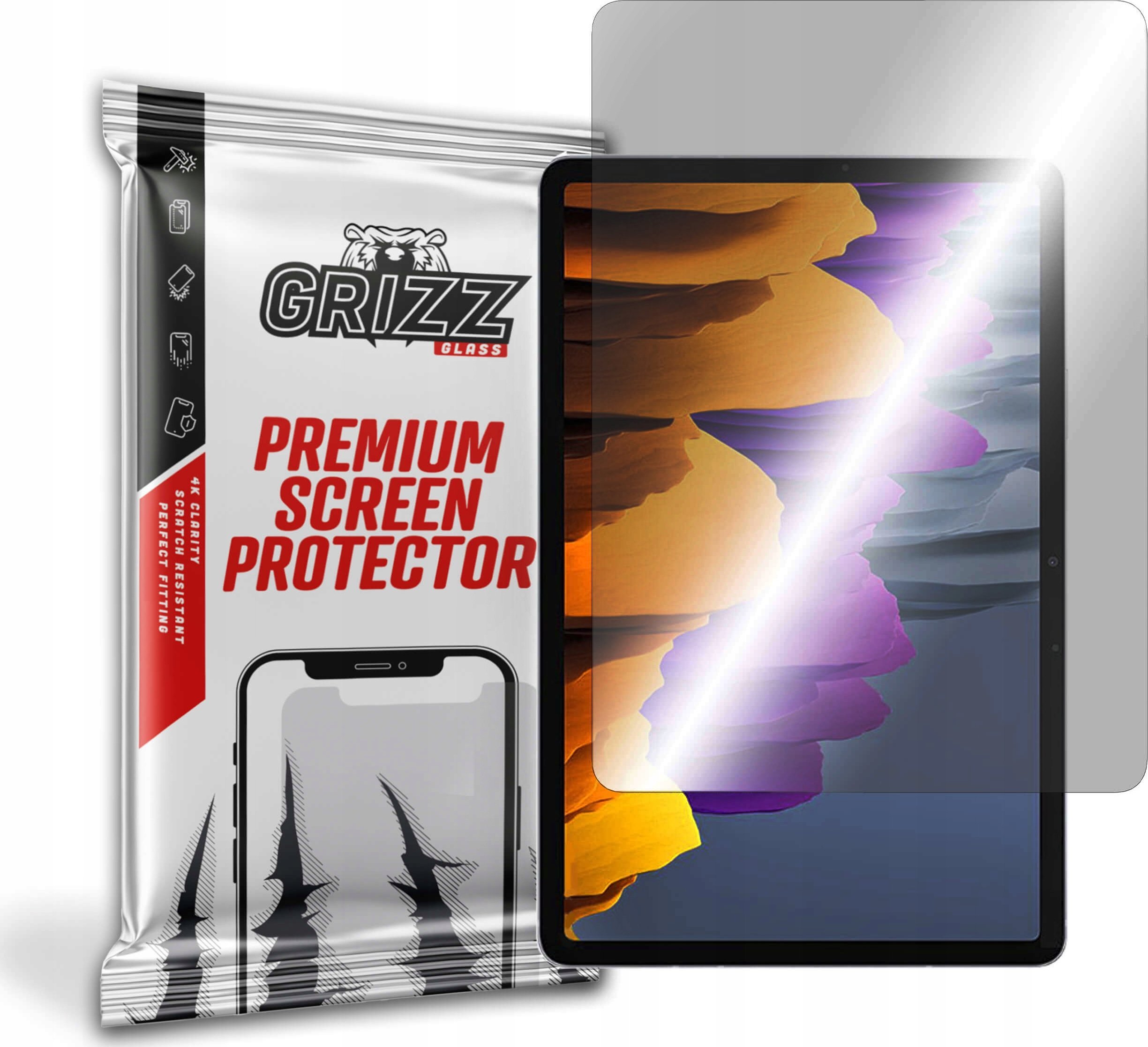 Заштитна фолија за екран GrizzGlass PaperScreen за Samsung Galaxy Tab S7 Plus, мат, проѕирна