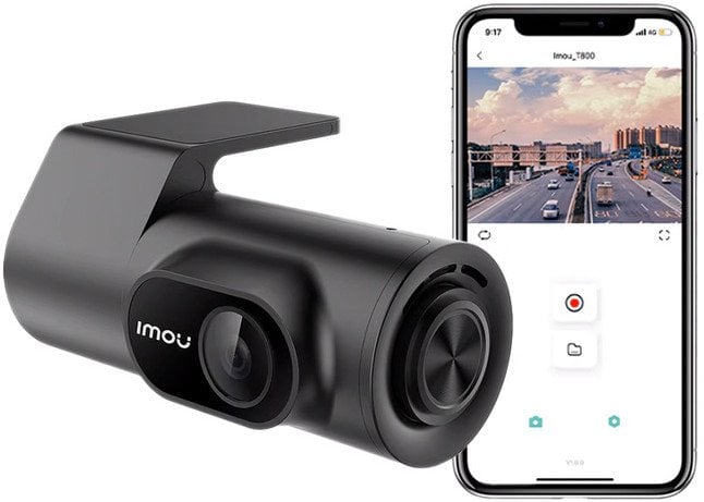 Kamerë makinë Imou Dash Cam T800 LC CDR8411 W, video HD, WiFi, e zezë