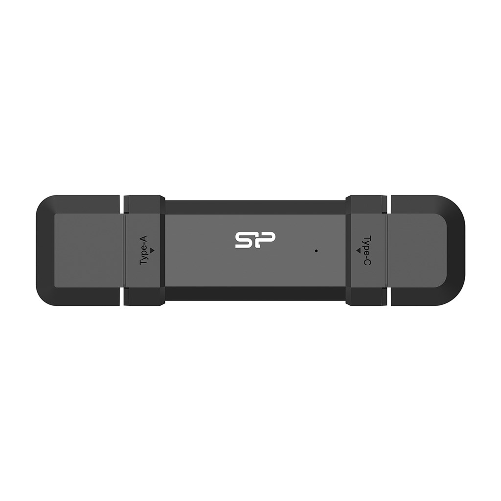 Disk SSD Silicon Power DS72, 500GB, USB-C/USB 3.2 Gen 2, e zezë