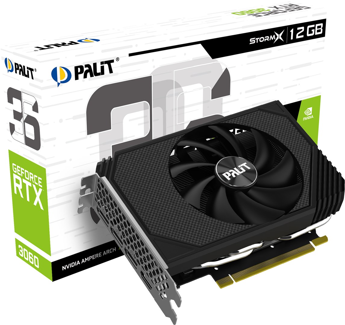 Kartë grafike PALiT NVIDIA GeForce RTX 3060, 12 GB GDDR6, NE63060019K9-190AF