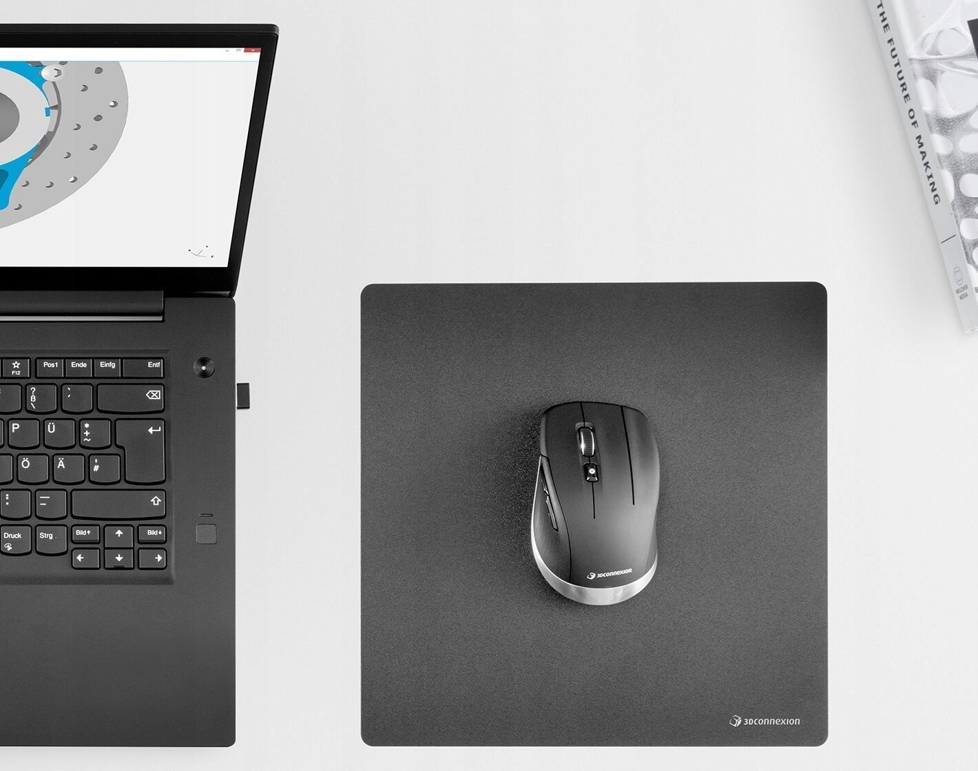 Set mouse 3Dconnexion SpaceMouse Wireless Kit 2, 2 pajisje, pa kabllo, i zi