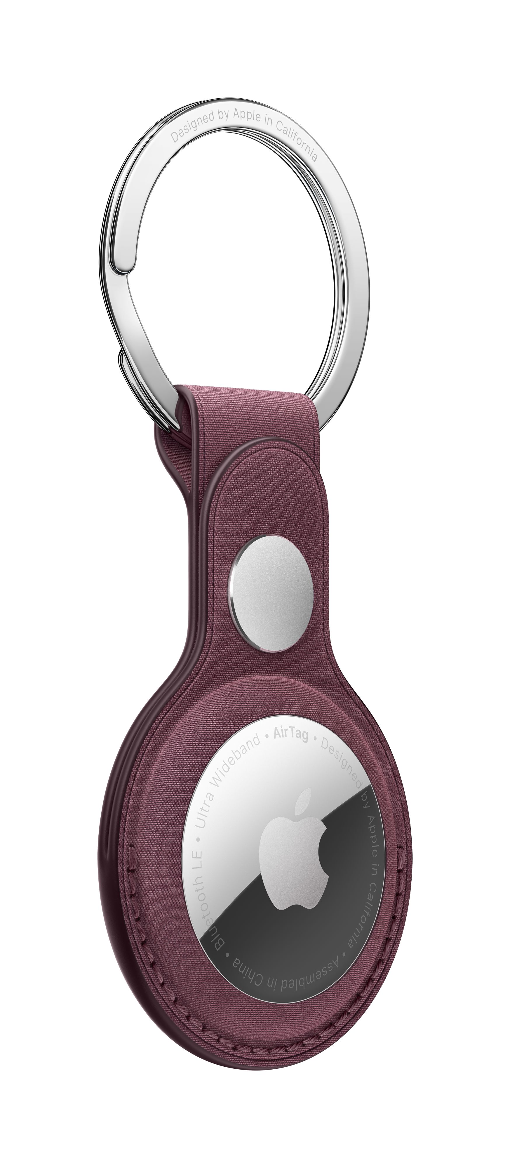 Apple AirTag FineWoven Key Ring, Mulberry