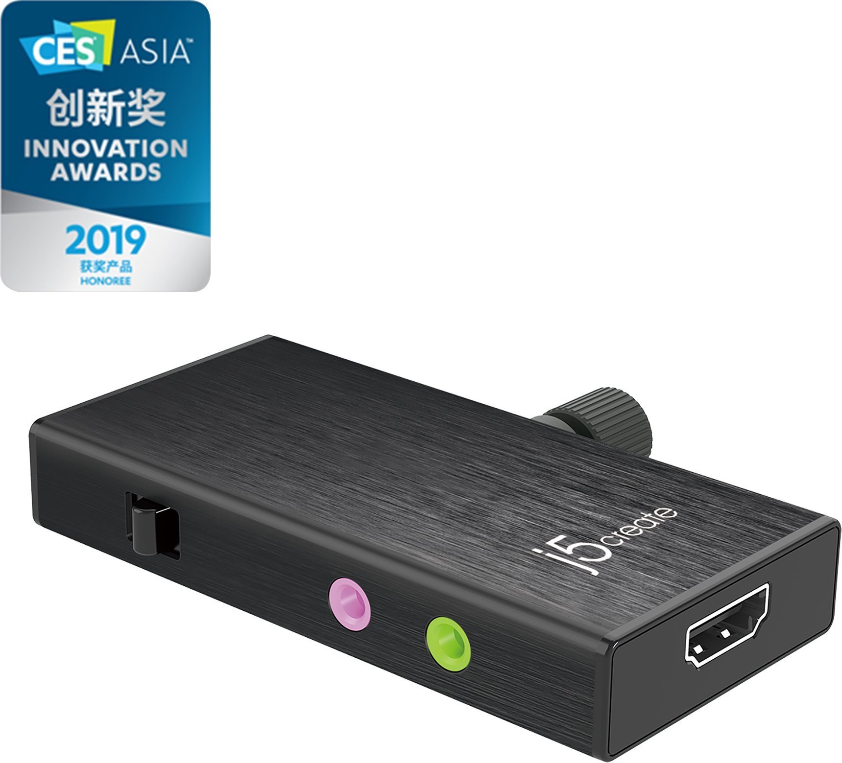 Kartë kapëse video j5create JVA02, Full HD 1080p 60fps, USB A C, e zezë