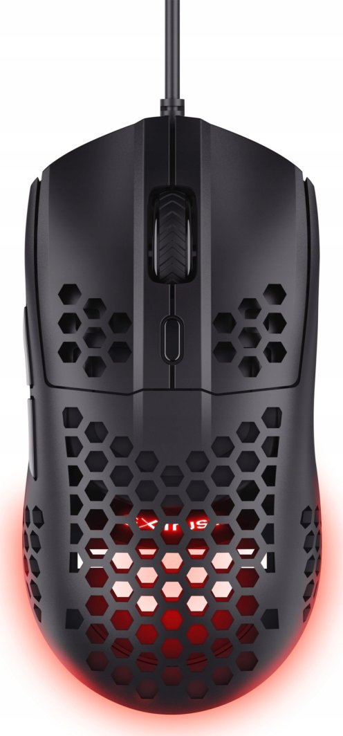 Maus gaming Trust GXT 928 Helox, 6400 DPI, RGB, i zi
